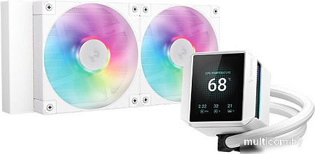 Система жидкостного охлаждения для процессора DeepCool Mystique 240 WH ARGB R-LX240-WHDSNMCP-G-1