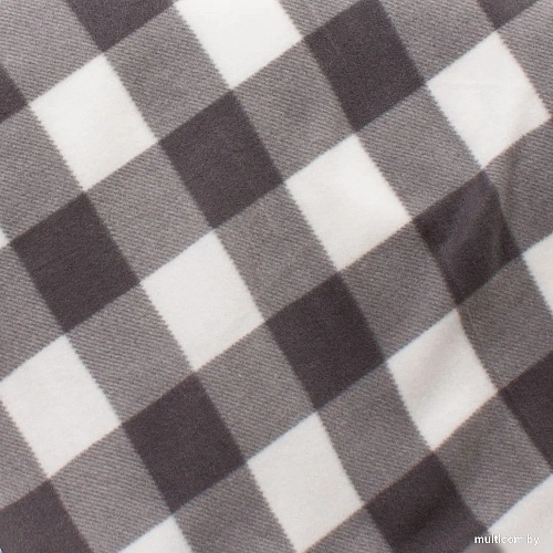 Плед Casa Conforte London 130x170 6155347 (клетка серая)