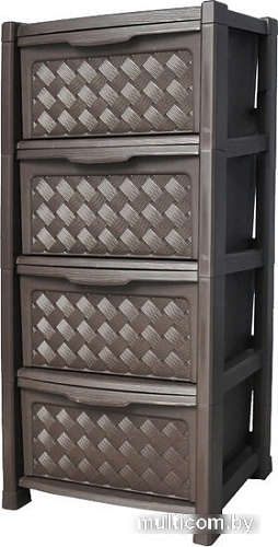 Комод Эльфпласт Виола 4 секции [338]