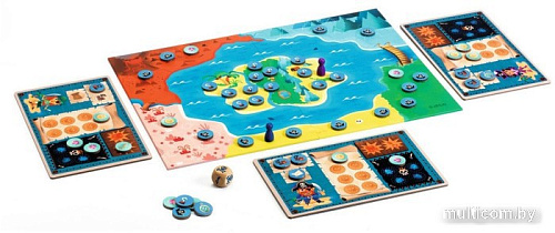 Детская настольная игра Djeco Остров Пиратов DJ08595