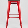 Табурет Stool Group TOLIX WOOD барный (красный) глянцевый