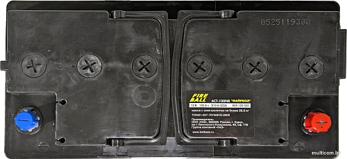 Автомобильный аккумулятор FireBall 6CT-100 NR (100 А·ч)