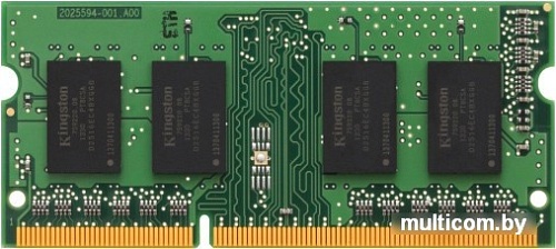 Оперативная память Kingston ValueRam 4GB DDR4 SODIMM PC4-19200 [KVR24S17S8/4]