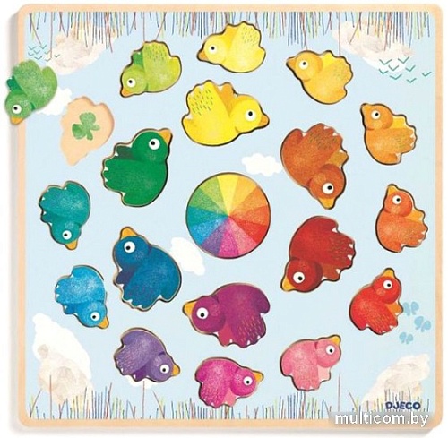 Мозаика/пазл Djeco Рамка-вкладыш Радуга 01807