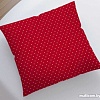 Чехол на подушку JoyArty Белый горошек на красном фоне sl_148707V1