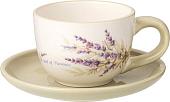Чашка с блюдцем Agness Душа прованса 358-2049