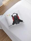 Чехол на подушку JoyArty Пес-меломан sl_10680