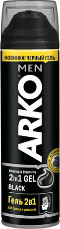 Гель для бритья Arko Black 2 в 1 (200 мл)