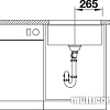 Кухонная мойка Blanco Rotan 500-U (кофе) 521353