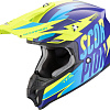 Scorpion Exo Vx-16 Evo Air Slanter (р. M, синий матовый/желтый неон)