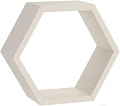 Полка DOMAX FHS 300 Hexagonal Shelf BI 300x260x115x18 (белый)