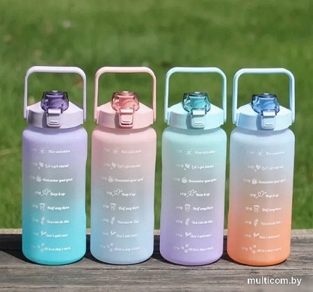 Бутылка для воды Sundays Summer (2л, фиолетовый)