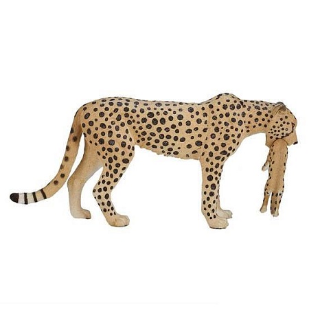 Фигурка Konik Гепард Самка с детенышем AMW2072