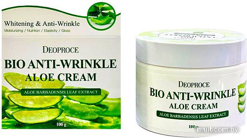 Deoproce Крем для лица Deoproce Bio Anti-Wrinkle Aloe Cream 100 мл