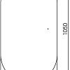 Зеркало Abber Kontur AG6302SCB