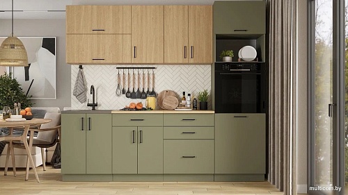 Шкаф напольный Речицадрев Компакт Р383.14 (олива темная 693)