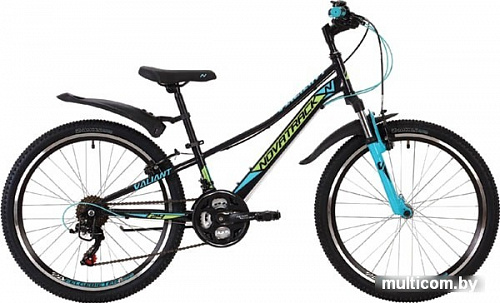 Велосипед Novatrack Valiant 24 (черный, 2019)