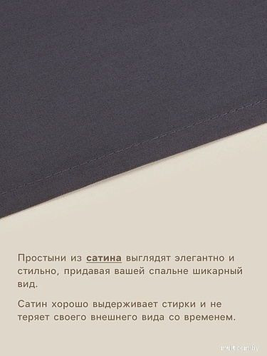 Постельное белье Sima-Land Graphite 10445239