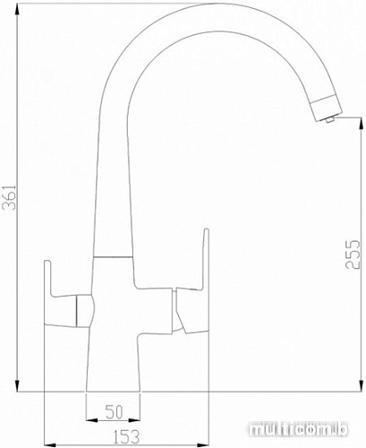 Смеситель ZorG SH 819 SATIN