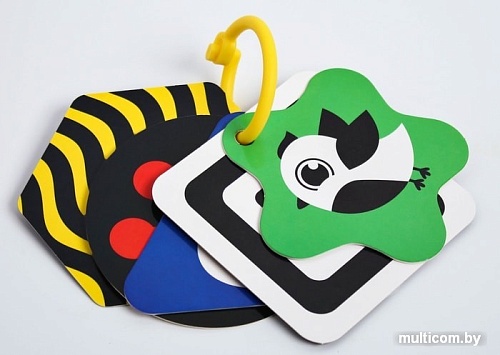 Развивающая игрушка Крошка Я Карточки на кольце 4387917