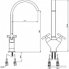 Смеситель Kaiser Crystal 28133