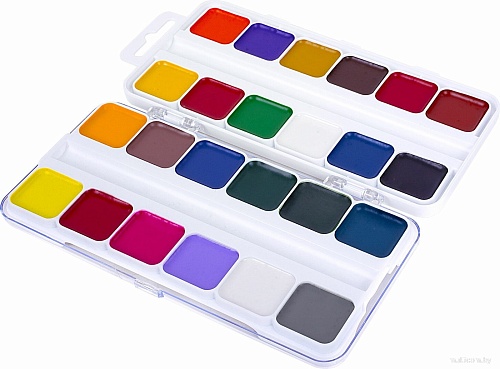 Акварельные краски Юнландия Веселый шмель 192363 (24 цв)