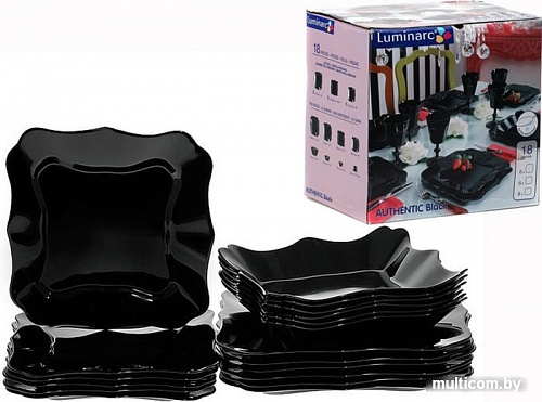 Столовый сервиз Luminarc Authentic Black E5251