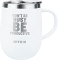 Термокружка Kite K22-378-03 360 мл (белый)