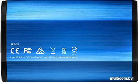 Внешний накопитель A-Data SE800 ASE800-512GU32G2-CBL 512GB (синий)