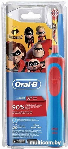 Электрическая зубная щетка Braun Oral-B Stages Power Incredibles 2 (D12.513.K)