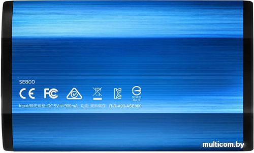 Внешний накопитель A-Data SE800 ASE800-512GU32G2-CBL 512GB (синий)