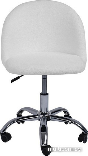 Кресло AksHome Sirena (искусственный мех, белый)