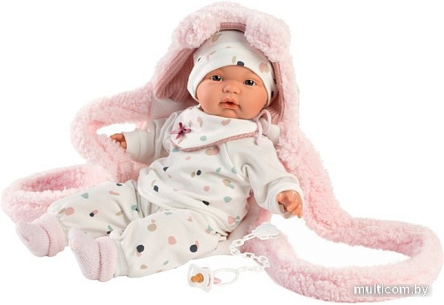 Пупс Llorens Джоэль с розовой сумочкой 38946
