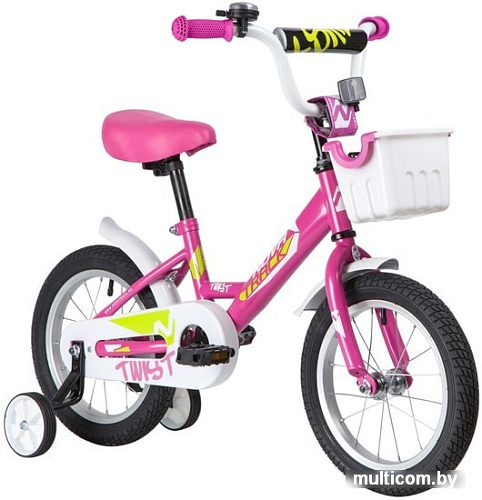 Детский велосипед Novatrack Twist 14 2020 141TWIST.PN20 (розовый)