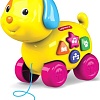 Интерактивная игрушка Азбукварик Собачка Веселая каталочка 4680019284255