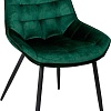 Стул AksHome Darren (темно-зеленый/черный)