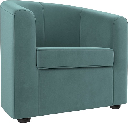 Интерьерное кресло Лига диванов Норден 109046 (велюр бирюзовый)