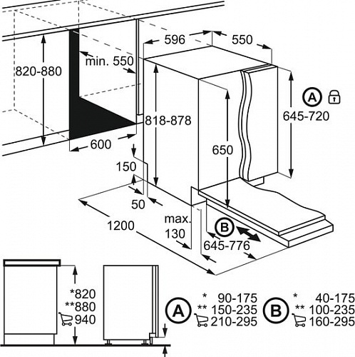 Посудомоечная машина Zanussi ZDLN5531