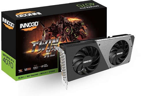 Видеокарта Inno3D GeForce RTX 4070 Twin X2 N40702-126X-185252N
