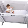 Приставная детская кроватка Chicco Next2Me Forever (ash grey cross coll)