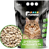 Наполнитель для туалета Gamma Древесный крупные гранулы 5 л
