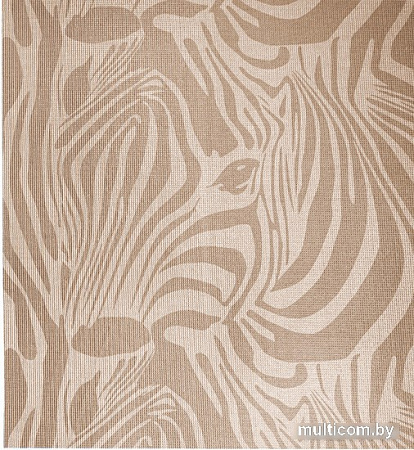 Придверный коврик Вилина Противоскользящий Элемент 65x120 7175-Zebra_Brown (коричневый)