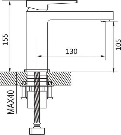Смеситель Shevanik S6801H