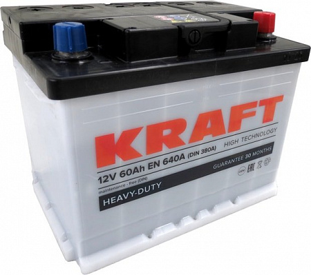 Автомобильный аккумулятор Kraft 60 R KR60.0