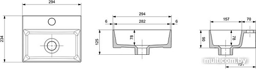 Умывальник Bocchi Milano Mini 1470-001-0126 (белый)