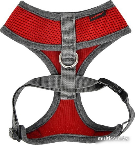 Шлейка Puppia Soft II PATD-HA1770-WN-XL (красно-серый)