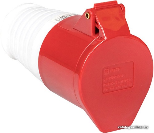 Розетка промышленная EKF PROxima 215 3Р+РЕ+N 16А 380В IP44 /PS-215-16-380