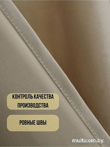 Комплект штор Soft Lines Бархат 9138-E4 1.8x2.7 м (молочный, 2 шт)