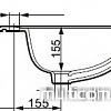 Умывальник Cersanit GAMMA 63x47