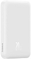 Внешний аккумулятор Baseus Magnetic Mini Wireless Fast Charge Power Bank 20W 5000mAh (белый)